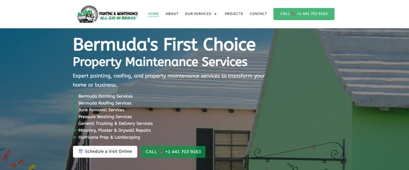 AGNB Painting & Maintenance website