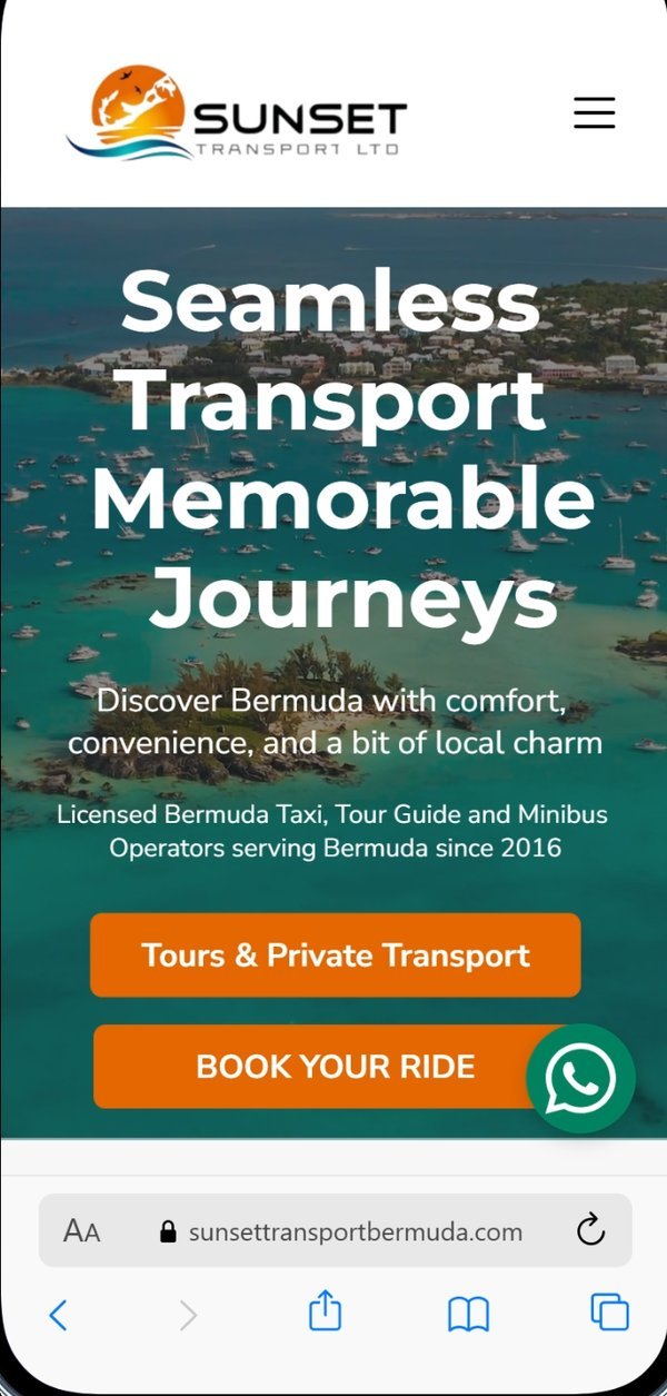 Sunset Transport Ltd on mobile