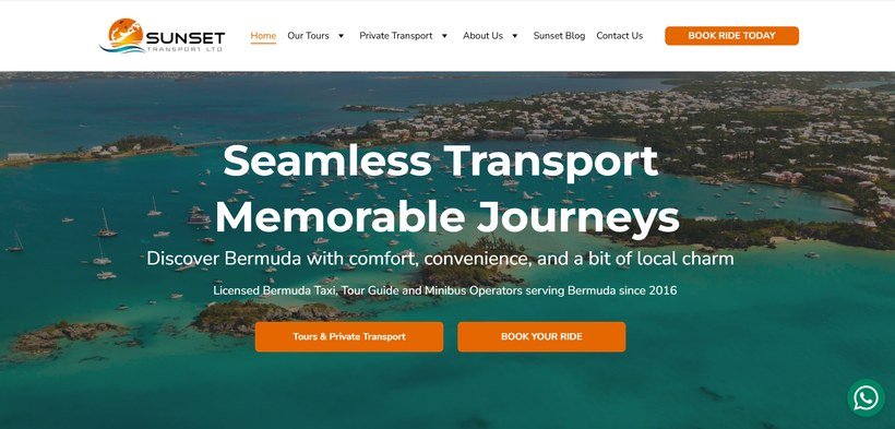 Sunset Transport Ltd website